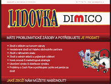 Tablet Screenshot of dimico.cz